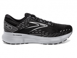 Brooks Glycerin 20 Men's Running Shoes - BLACK / WHITE